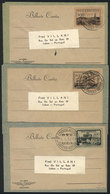 MOZAMBIQUE: 3 Aerograms Sent To Portugal On 16/JA/1952, VF Quality! - Mozambico