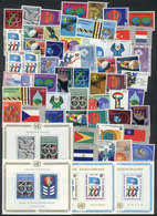 UNITED NATIONS: Lot Of Complete Sets And Souvenir Sheets, Unmounted And Of Excellent Quality, VERY THEMATIC, Good Opport - Altri & Non Classificati