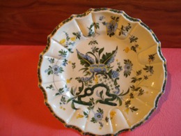 Grand Plat Faîence Italienne. 35 Cms ,ancien . - Non Classés