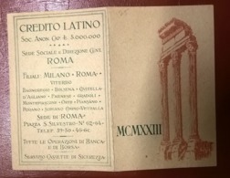 SEMESTRINO 1923 CREDITO ITALIANO - Tamaño Grande : 1901-20