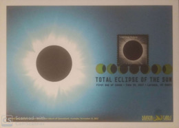 V) 2017 USA, TOTAL ECLIPSE OF THE SUN, FOREVER STAMPS, FDC - 2011-...