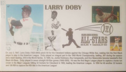 V) 2012 USA, LARRY DOBY, FOREVER, ALL STARS, MAJOR LEAGUE BASEBALL,  FOREVER STAMPS, WITH SLOGAN CANCELATION IN BLACK, F - 2011-...