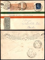 ITALIA - AEROGRAMMI - 1929 (11 Luglio) - Roma Creta - Longhi 1948 - 10 Volati - Autres & Non Classés
