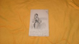 CARTE POSTALE ANCIENNE CIRCULEE DE 1901.../ ILLUSTRATEUR BOTTARO..FEMME COSTUME...CACHET + TIMBRE - Bottaro