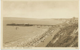 UK BOURNEMOUTH – Pier From The East Cliff, Unused Copper Engraved Pc, Ca. 1920 - Bournemouth (until 1972)