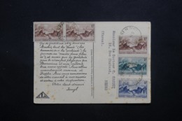 OCÉANIE - Affranchissement Plaisant De Tahiti Sur Carte Publicitaire ( Biomarine De Dieppe ) En 1949 - L 42682 - Storia Postale