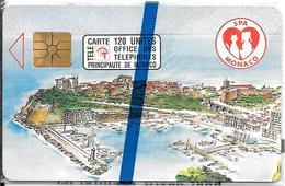 CARTE#PUBLIC-MONACO-120U-MF23-GEM A-04/92-SPA MONACO-N° SérieB230P0007-NSB-TBE - Monaco