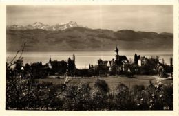 CPA AK WASSERBURG A. BODENSEE Mit SÄNTIS GERMANY (866084) - Wasserburg (Bodensee)