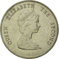 Monnaie, Etats Des Caraibes Orientales, Elizabeth II, 25 Cents, 1989, TTB - Ostkaribischer Staaten