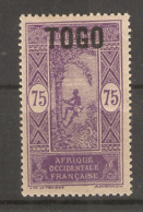 Togo _ Timbre Du Dahomey_ Surcharge 60 Absente( 1922)   N°58A - Autres & Non Classés