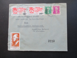 Brasilien / BRD 1965 Social Philately Brief An Den Bundespräsidenten Heinrich Lübke Luftpost / Airmail - Lettres & Documents