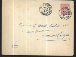 Monaco  Lettre  Du 13   11   1900     Cat Yt N° 15 ( Seul Sur Lettre ) De La Principauté Pour Carcassonne - Lettres & Documents