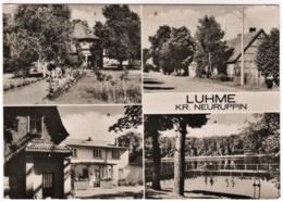 Rheinsberg Luhme - S/w Mehrbildkarte 1 - Rheinsberg