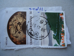 GREECE USED STAMPS  POSTMARKS TROBETINE ΝΟΥΜ  797 - Postal Logo & Postmarks