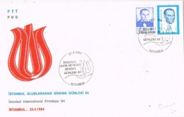 34088. Carta F.D.C. ISTAMBUL (Turquia) 1984. Cinema, CINE, Film - Covers & Documents