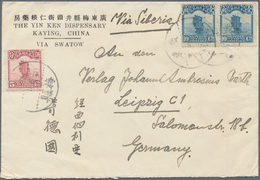 China: 1914/33, 13 Commercial Covers Of Early Republic Era, Bearing The Junk Issue, Including The Ma - Other & Unclassified