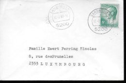 LUXEMBOURG    Lettre  1983  Grand Duc Jean - Franking Machines (EMA)