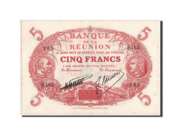 Billet, Réunion, 5 Francs, 1938, KM:14, SUP - Réunion