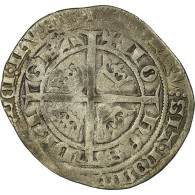 Monnaie, France, Jean II Le Bon, Gros Blanc Aux Fleurs De Lis, TB+, Argent - 1350-1364 Giovanni II Il Buono