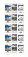 ANDORRA. Célèbres Stations De Ski Andorranes:  Pas De La Casa, Ordino, La Massana. Nr 429A,.Feuille Entière Neuve** - Other & Unclassified