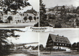 Germany - Postcard Used Written 1975 - Frauenstein-Erzgebirge - Images From The City -2/scans - Frauenstein (Erzgeb.)