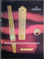 1964 - Orologi OMEGA (listino Con Prezzi Di 8 Pag. Fronte/retro) - Inserto Pubblicitario Cm. 13x18 - Montres Haut De Gamme
