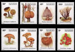 (024) Congo / Zaire  Plants / Flora / Mushrooms / Pilze / Champignons  ** / Mnh  Michel 597-604 - Other & Unclassified