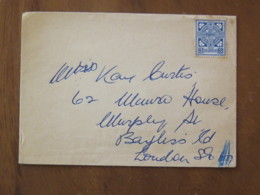Ireland 1941 Cover To England - Cross - Lettres & Documents