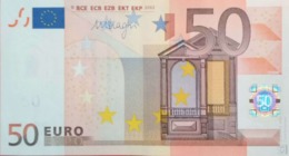 50 EUROS SPAIN(V) M057, DRAGHI, UNCIRCULATED - 50 Euro