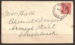 NEW ZEALAND. 1929. GV. COVER. OXFORD POSTMARK. - Lettres & Documents