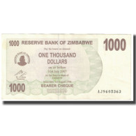 Billet, Zimbabwe, 1000 Dollars, 2007, 2007-07-31, KM:44, TTB - Zimbabwe