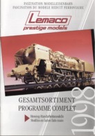 Catalogue LEMACO Prestige Models 1998 Gesamtsortiment N HOm HO Om O I IIm - En Français Et Allemand - French