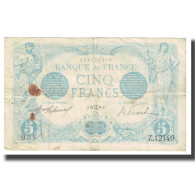 France, 5 Francs, 1916, 1916-07-10, TB, Fayette:F2.39, KM:70 - 5 F 1912-1917 ''Bleu''