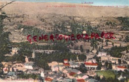 09 - AX LES THERMES- VUE SUR LA VILLE ET ROUTE DE PRADES  -   ARIEGE - Ax Les Thermes