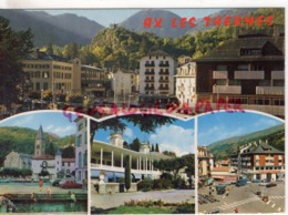 09 - AX LES THERMES - LA PLACE DU BREILH-LE BASSIN DES LADRES -LE CASINO - L' HOTEL ROYAL THERMAL   -ARIEGE - Ax Les Thermes