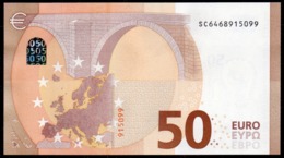 50 EURO ITALIA  SC  S024  Ch. "46"  - DRAGHI   UNC - 50 Euro