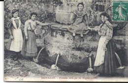 DAMAZAN LA FONTAINE 1910 - Damazan