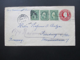 USA 1926 GA Mit 3 ZuF Chicago-Freiburg Und Weitergeleitet Nach Badenweiler Social Philately Dr. Oskar Bolza Mathematiker - Briefe U. Dokumente