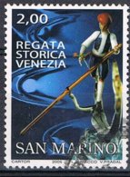 2005 - SAN MARINO - REGATA STORICA DI VENEZIA / HISTORICAL REGATA OF VENICE - USATO / USED - Gebraucht