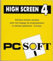 PC Soft - Manuel High Screen 4 (vers 1990, TBE+) - Informatik