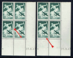 FRANCE - N°PA 16 **- Sagittaire - Variété " Anneau Lune " Sous Les 4 Dans Les Coins Datés . Les 2 Places Existantes. - Ungebraucht