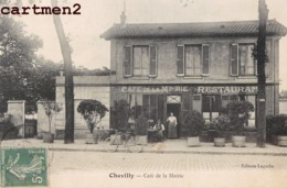 RARE CPA : CHEVILLY-LARUE CAFE DE LA MAIRIE RESTAURANT 94 VAL-DE-MARNE - Chevilly Larue