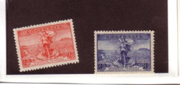 AUSTRALIE 1936 CABLE TELEPHONIQUE YVERT N°105/06 NEUF MNH**/MH* - Mint Stamps