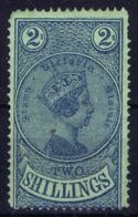 Victoria  SG 225 MH/* Flz/ Charniere 1884 Stamp Statue Serie  2 Shillings Blue/green - Mint Stamps