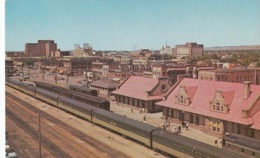 Billings Montana - N.P.Train Station Postcard - Billings