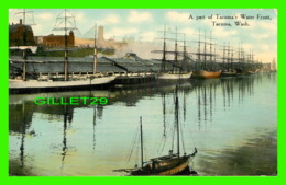 TACOMA, WA - A PART OF TACOMA'S WATER FRONT - ANIMATED WITH SHIPS -TRAVEL IN 1911 - CENTRAL NEWS CO - - Tacoma