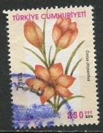 Turquie - Türkei - Turkey 2000 Y&T N°2973 - Michel N°3244 (o) - 250000l Crocus Chrysanthus - Used Stamps