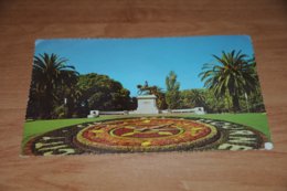 127-    FLORAL CLOCK AND QUEEN VICTORIA GARDENS, MELBOURNE - Melbourne