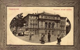 T2/T3 1911 Temesvár, Timisoara; Ferenc József Színház, Utcai árusok, Piac. 8188. / Theatre, Vendors At The Market (EK) - Unclassified