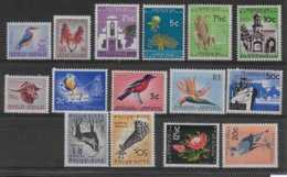 SOUTH AFRICA - YVERT N° 242/243 * MLH + 248/260 ** MNH  - COTE = 130 EUR. - ANIMAUX / FLEURS - Neufs